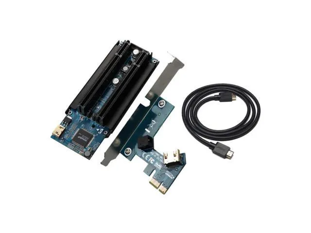 PCI Express/PCI-E/PCIE X1 to PCI Adapter/Riser/Extender Card External PCIe to Dual PCI Slot Expansion Card Adapter +Cable