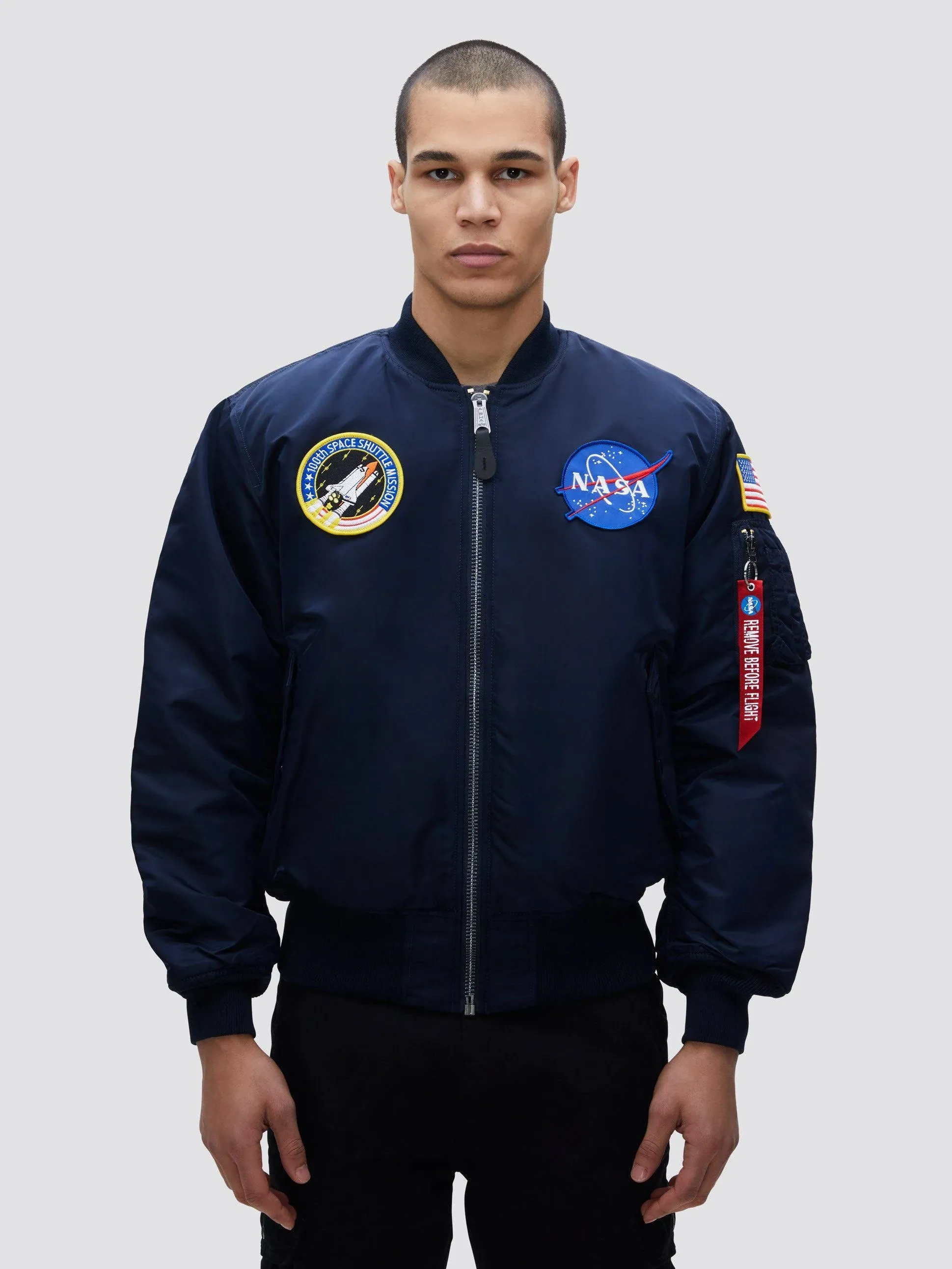 Alpha Industries | Nasa MA-1 Bomber Jacket Replica Blue / Xs