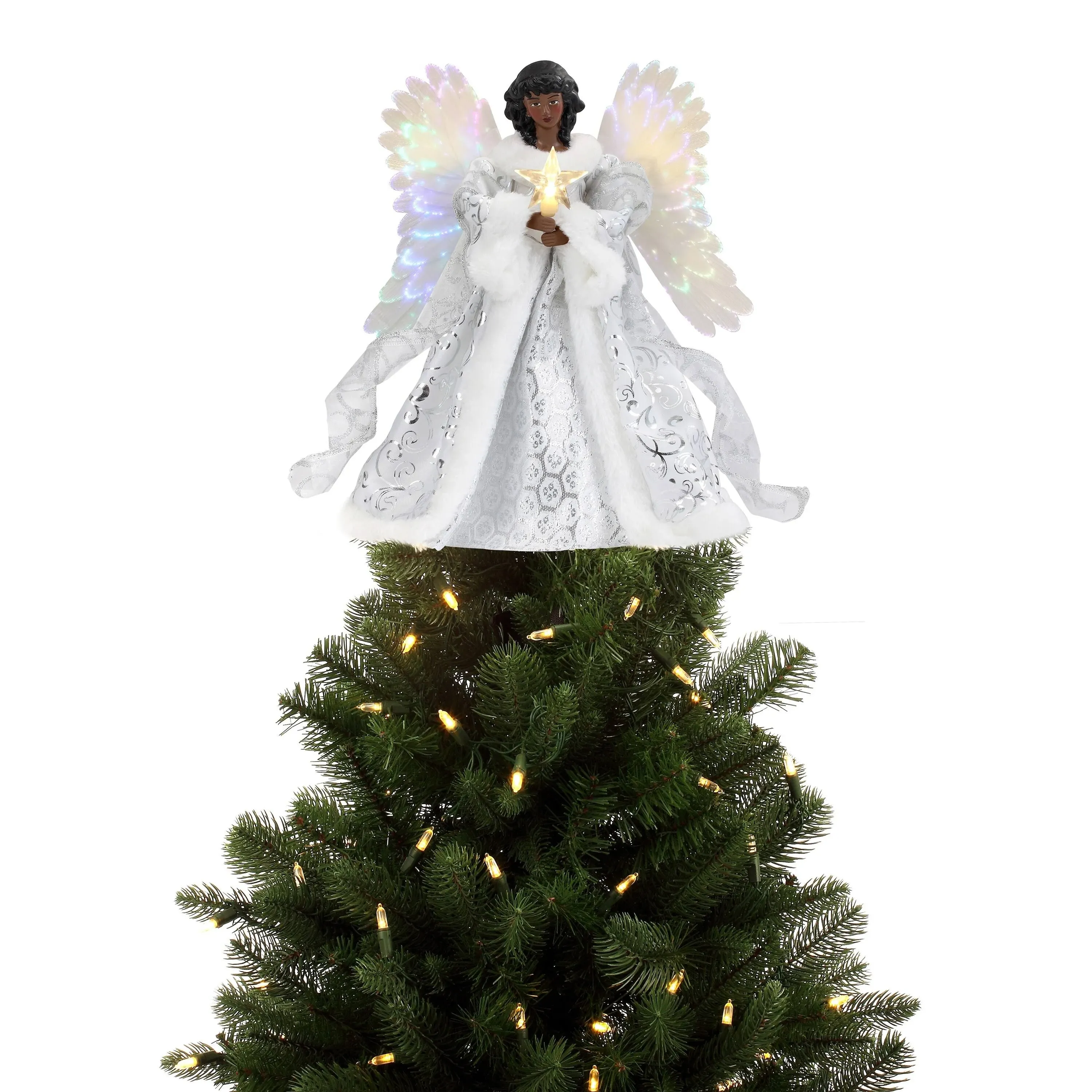 Mr. Christmas Fiber Optic Angel Tree Topper