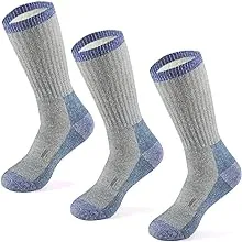 MERIWOOL 3 Pairs Merino Wool Blend Socks - Choose Your Size