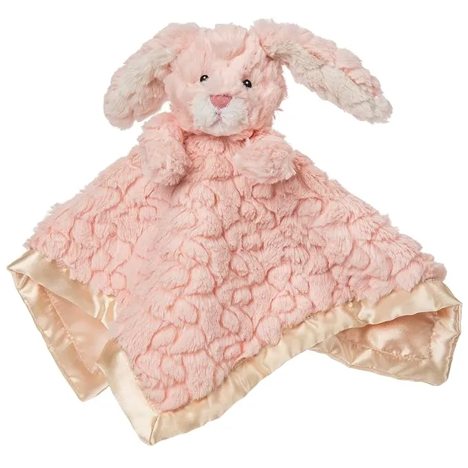 Mary Meyer Pink Pig Lovey Plush Security Blanket Piglet Curly Farm Barn Toy Gift