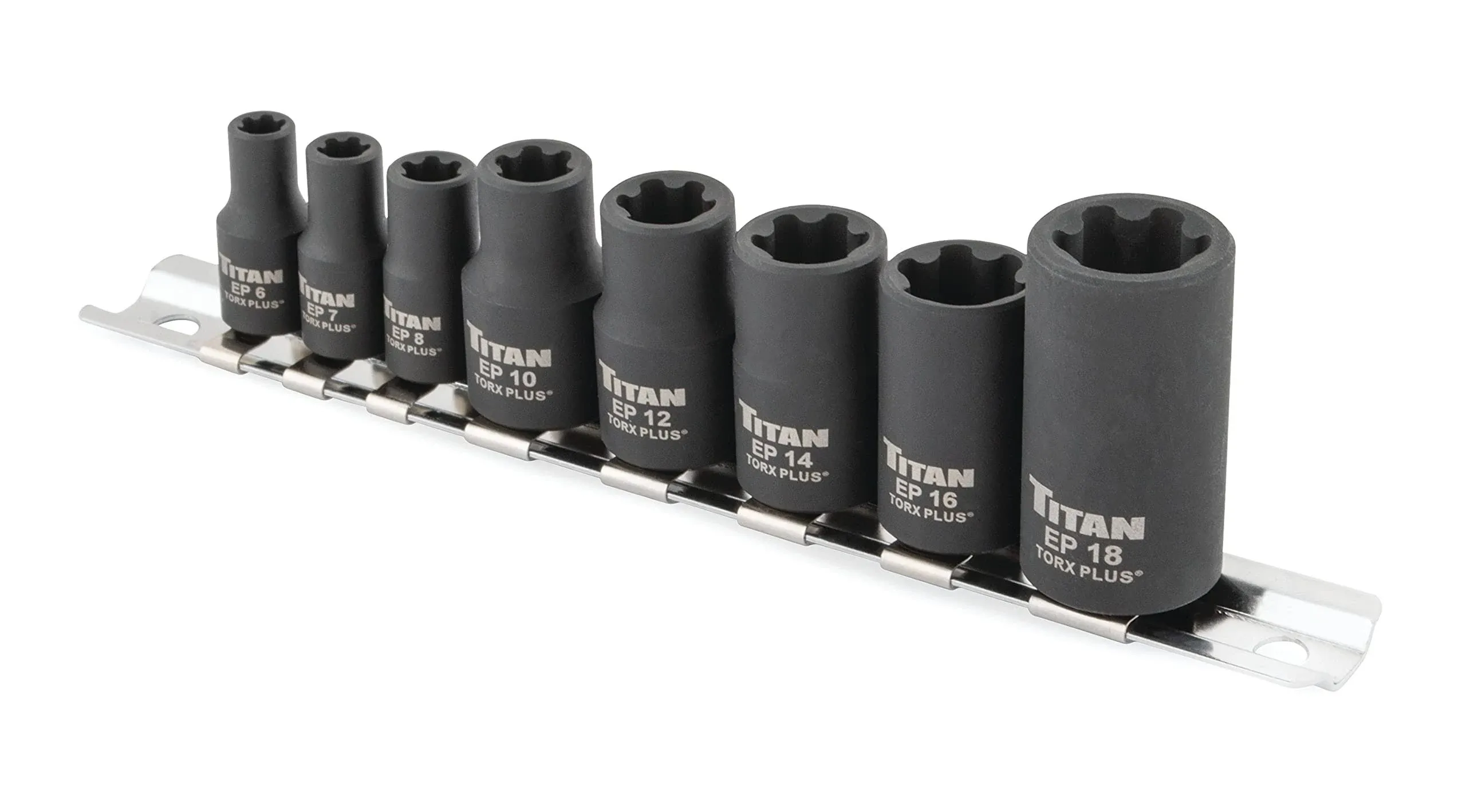 Titan 8-Piece E-Torx Plus Socket Sets