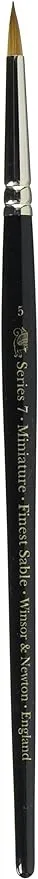 Winsor & Newton Series 7 Kolinsky Sable Miniature Watercolor Brush - Short Handle Round #5