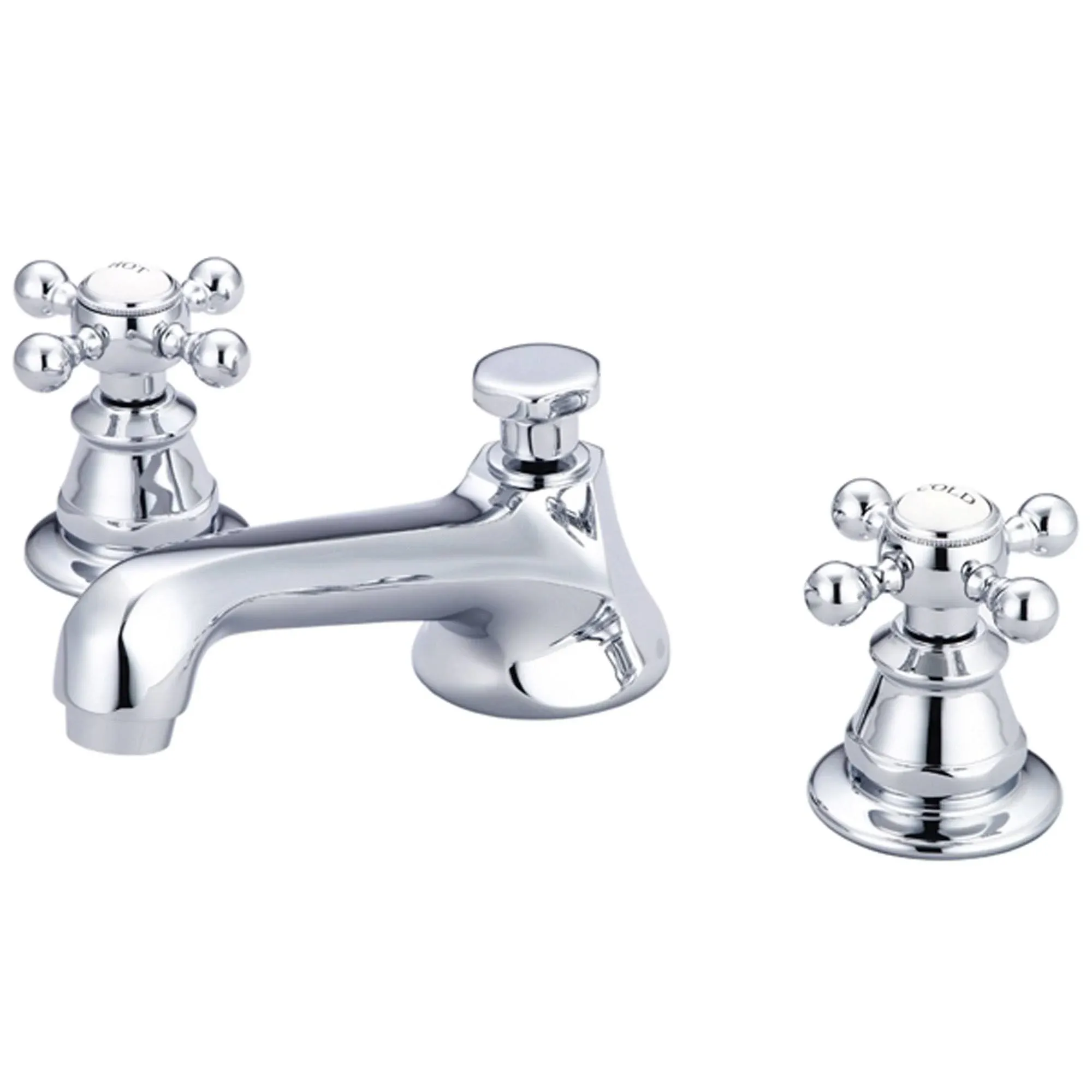 Water Creation American 20th Century Classic Widespread Lavatory Faucet with Pop Up Drain