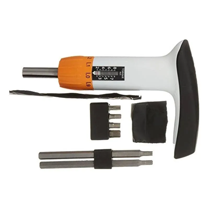 CDI TorqControl Torque Screwdriver, Range 2-8 Nm, 1/4 Inch Hex Magnetic Bit Shank with 6 Bits (TLA28NM)