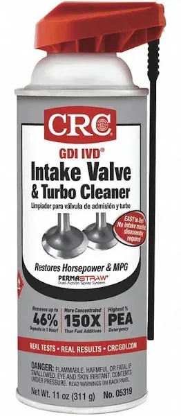 CRC 05319 Intake Valve Cleaner, 16 oz. Size