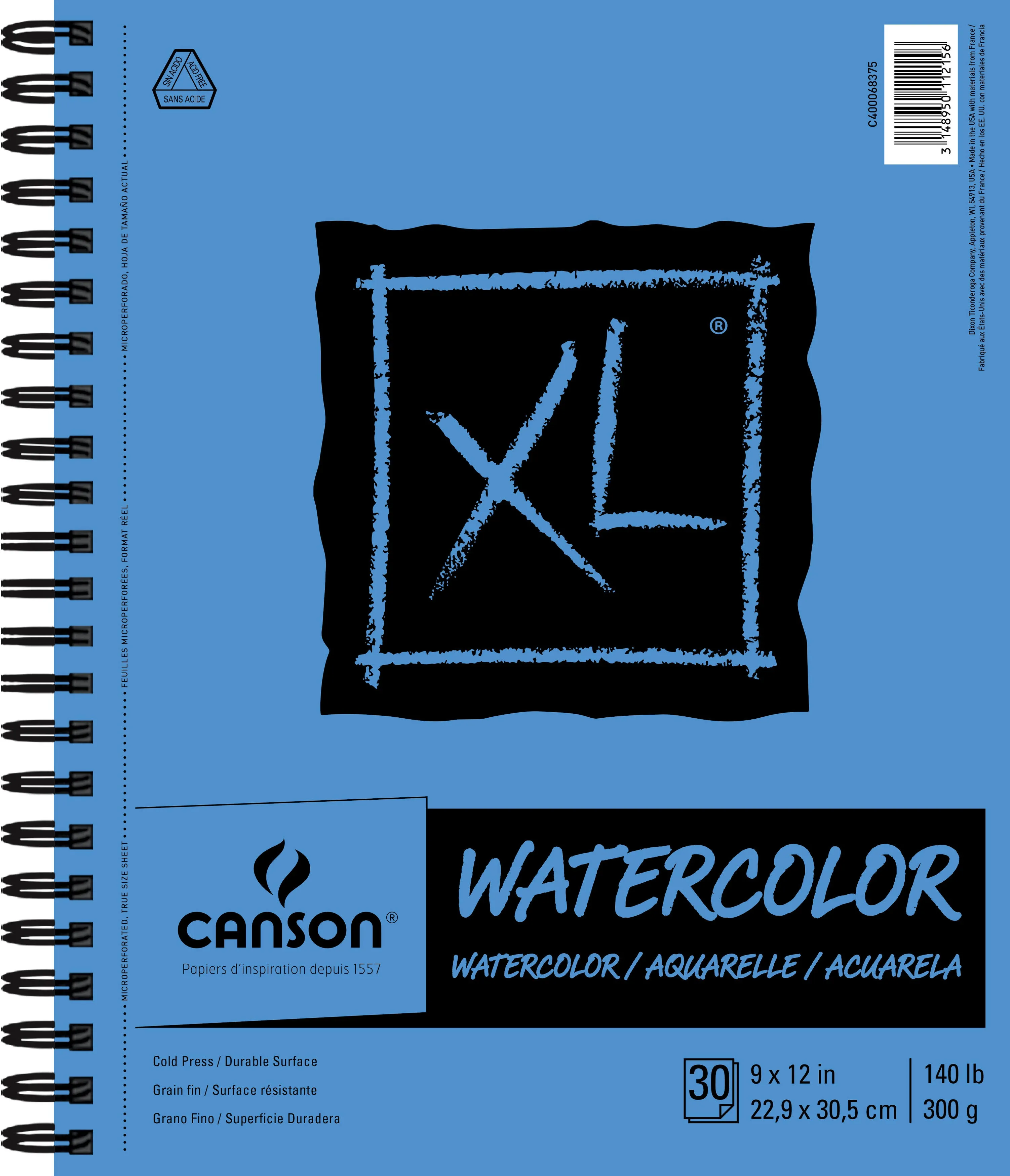 Canson - XL Watercolor Pad - 18" x 24"