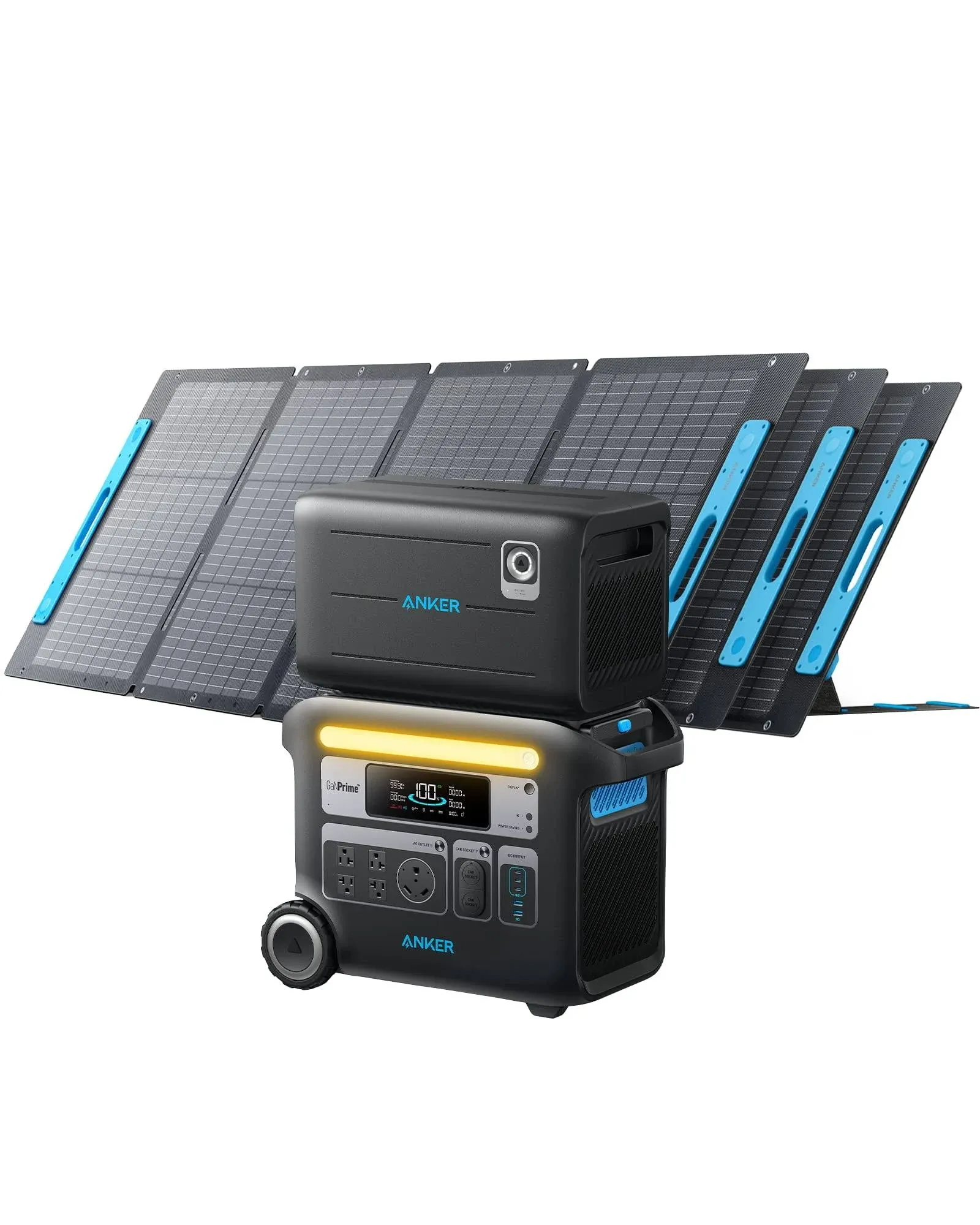 Anker SOLIX F2000 Solar Generator (Solar Generator 767 with 3X 200W Solar Panel ...