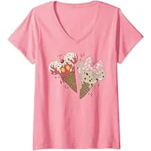 Disney Mickey Mouse & Minnie Mouse Ice Cream Cones Big & Tall T-Shirt | Hot Topic