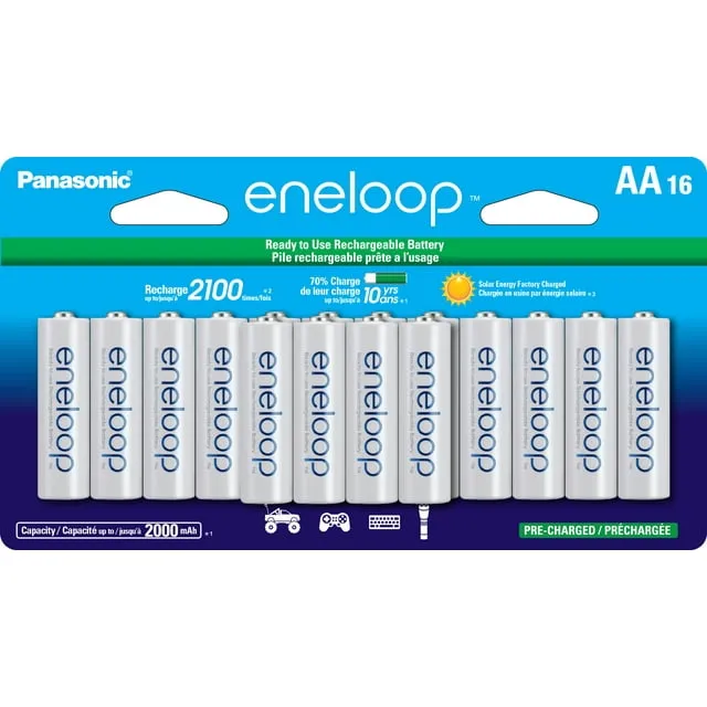 Panasonic eneloop Rechargeable Batteries