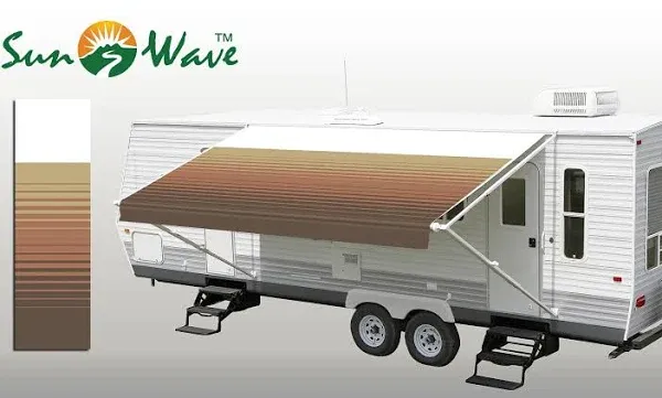 Sunwave RV Awning Fabric Replacement RV Electric Awning Fabric Replacement