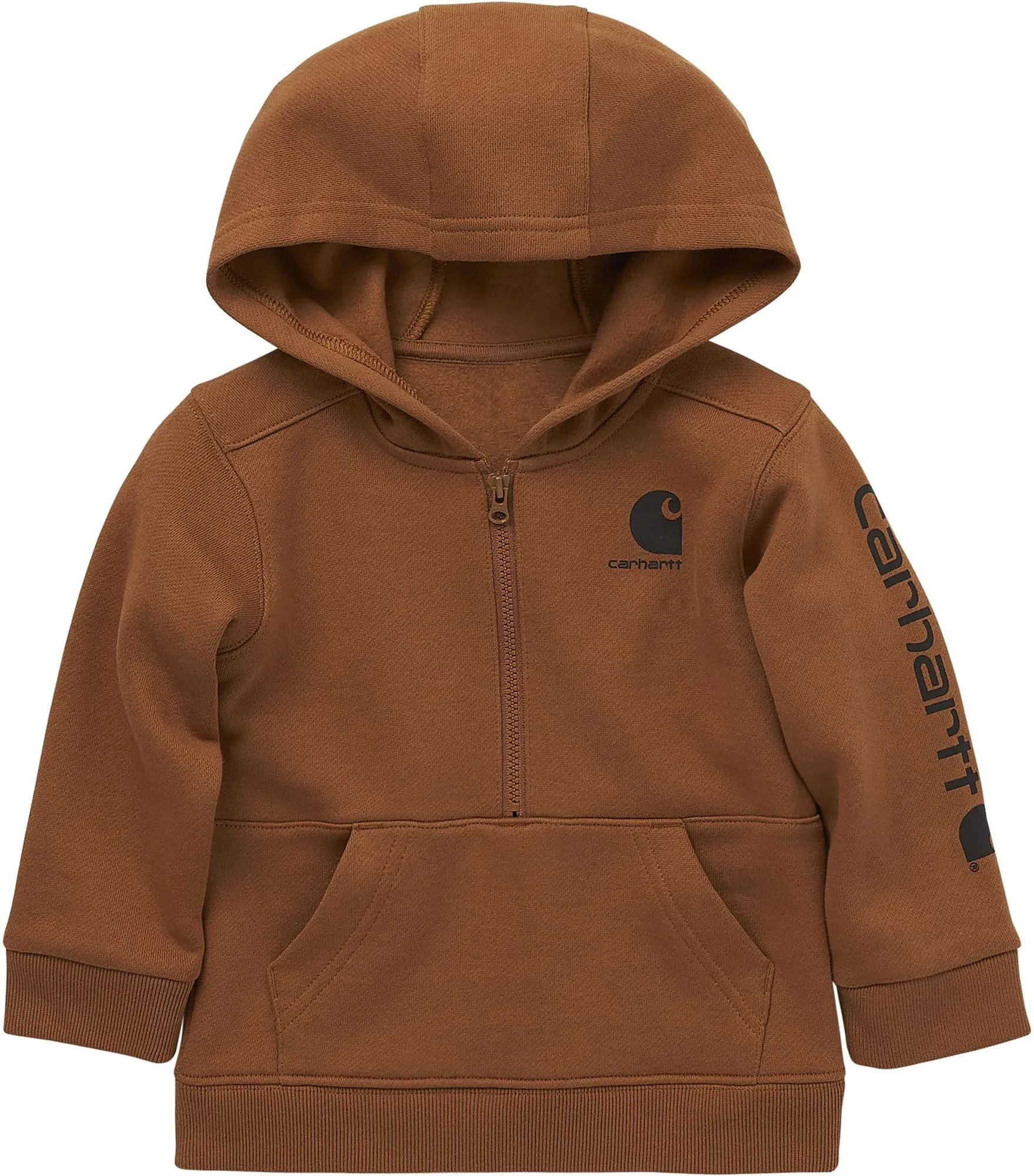 Carhartt Boys' Long-Sleeve Half-Zip Sweatshirt