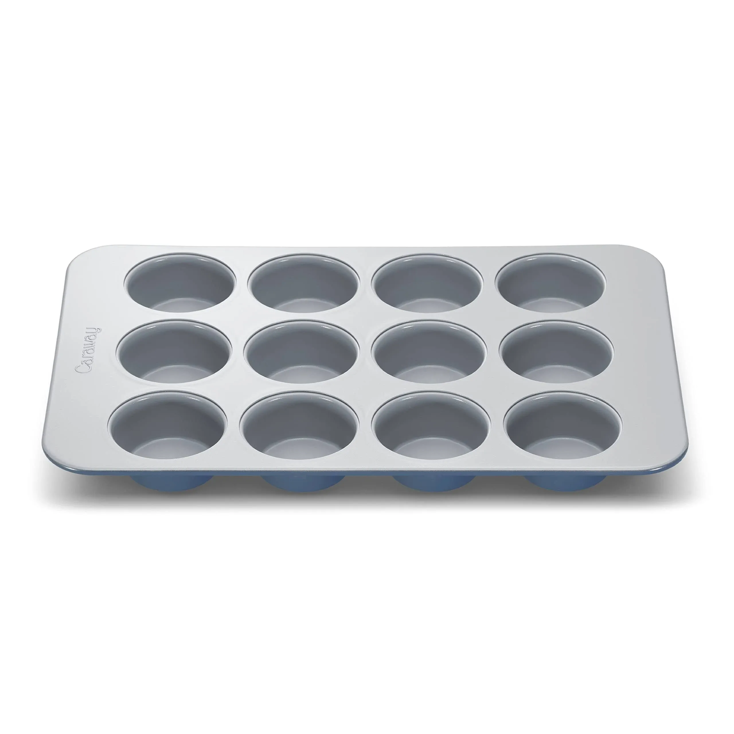 Caraway Non-Stick Ceramic 12-Cup Muffin Pan - Naturally Slick Ceramic Coating - Non-Toxic, PTFE & PFOA Free - Perfect for Cupcakes, Muffins, and More - Perracotta