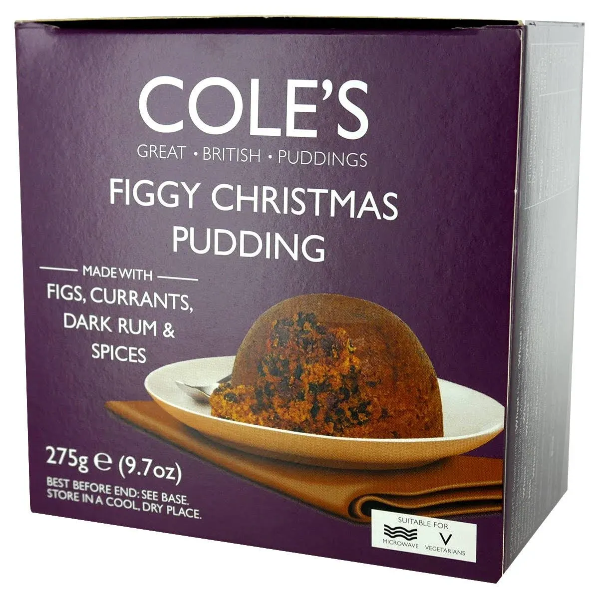 COLES TRADITIONAL FOODS Figgy Christmas Pudding, 275 GR