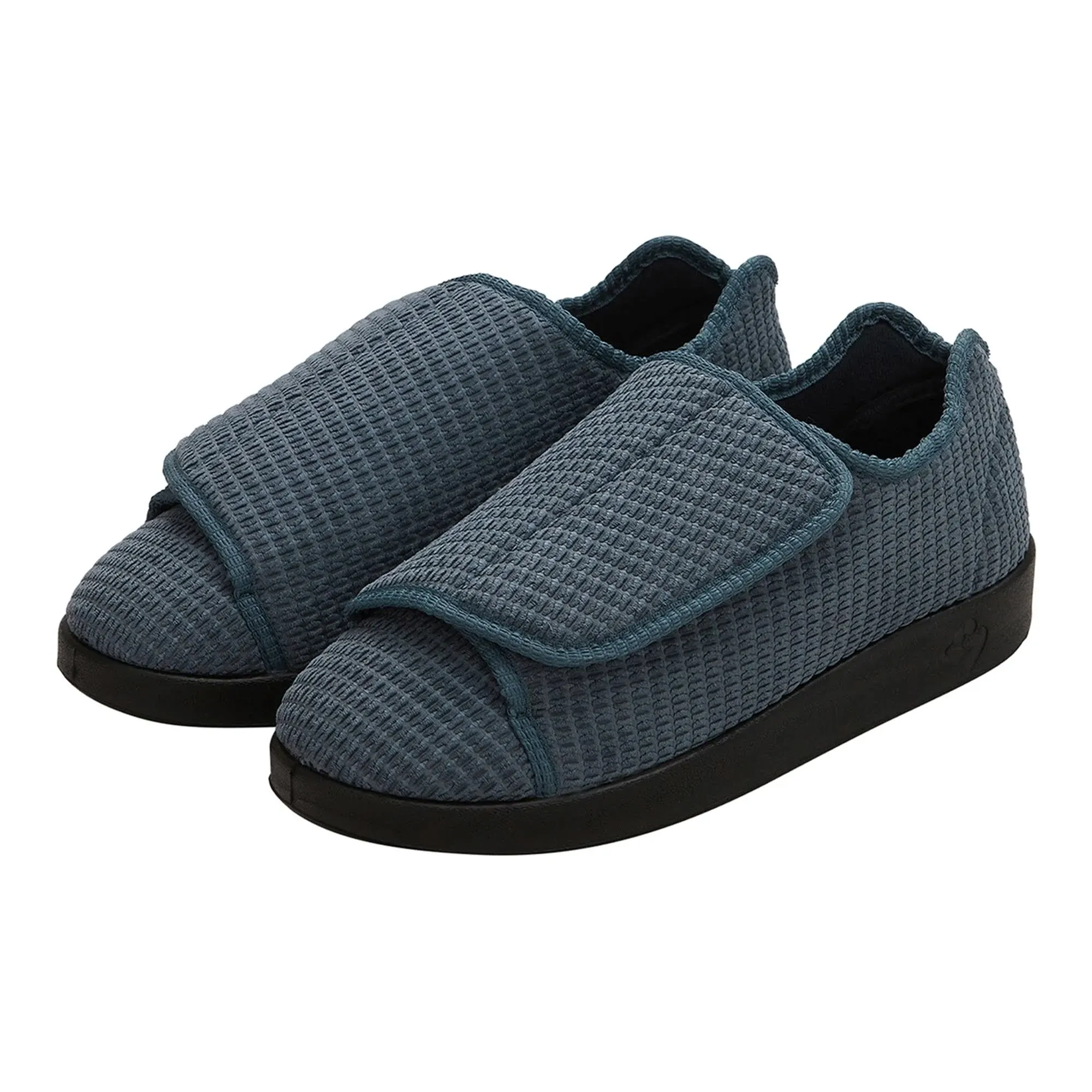 Silverts Men's Double Extra Wide Slip Resistant Slippers