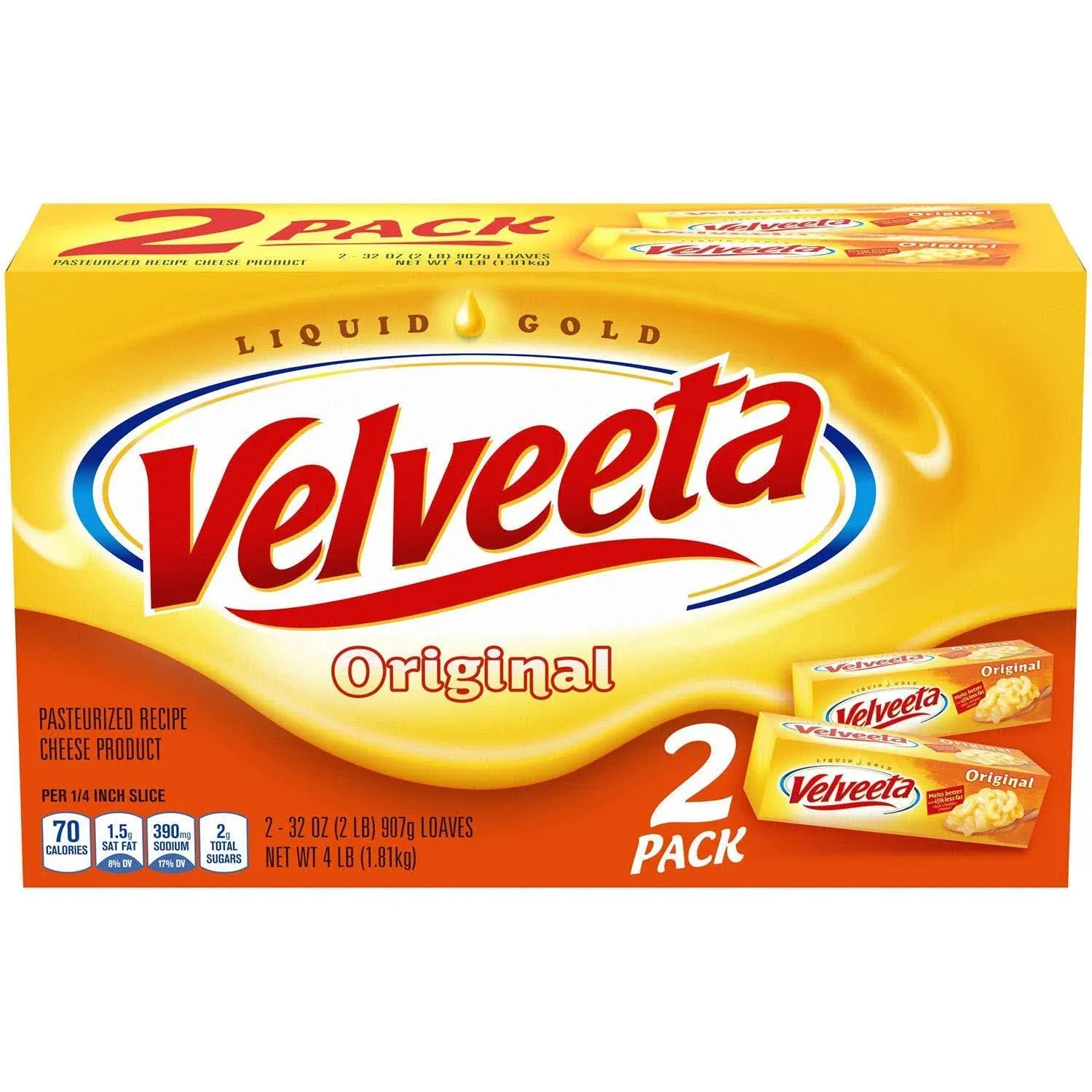 Kraft Velveeta-32 oz, 2 ct