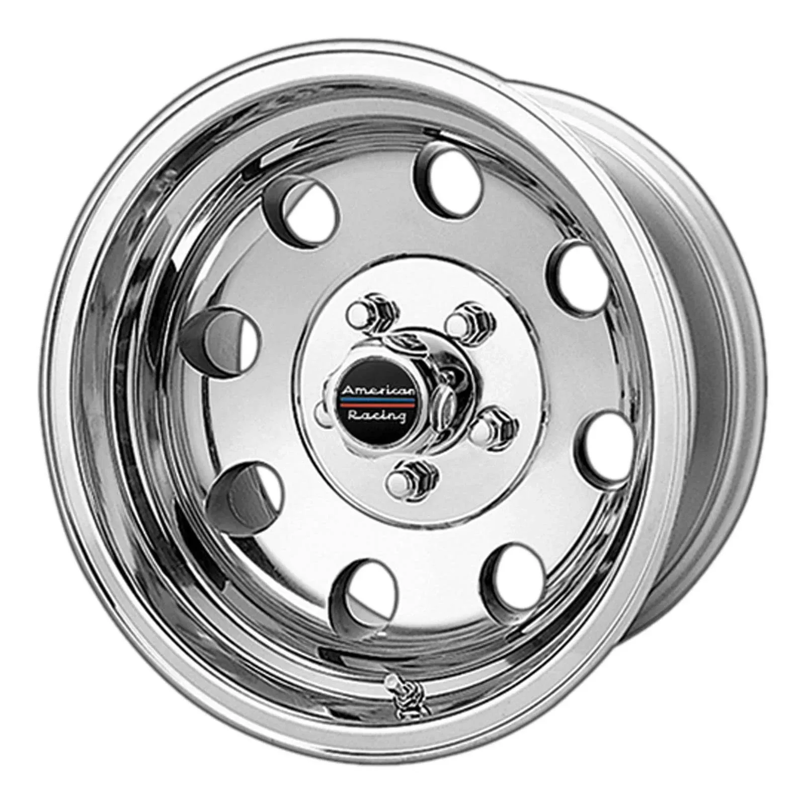 American Racing AR172 Baja Polished Wheels: 16X8, 5x135