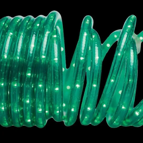 18 ft. 50-Light Green Rope Light