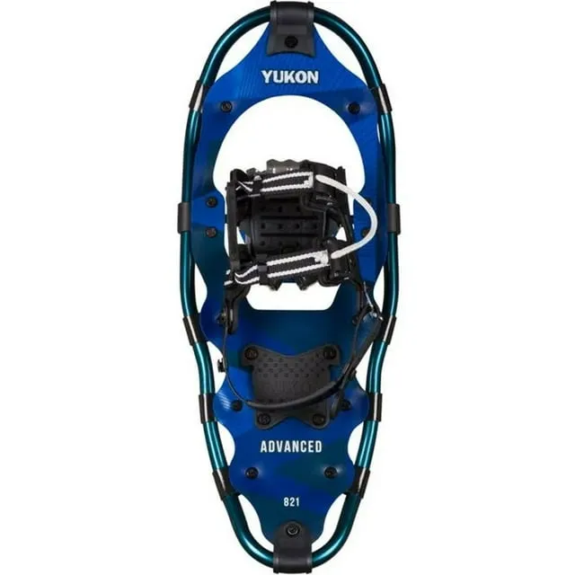 Yukon Charlie s Advanced 8 x 25 Backcountry Snowshoe Kit w/ Poles & Bag Blue