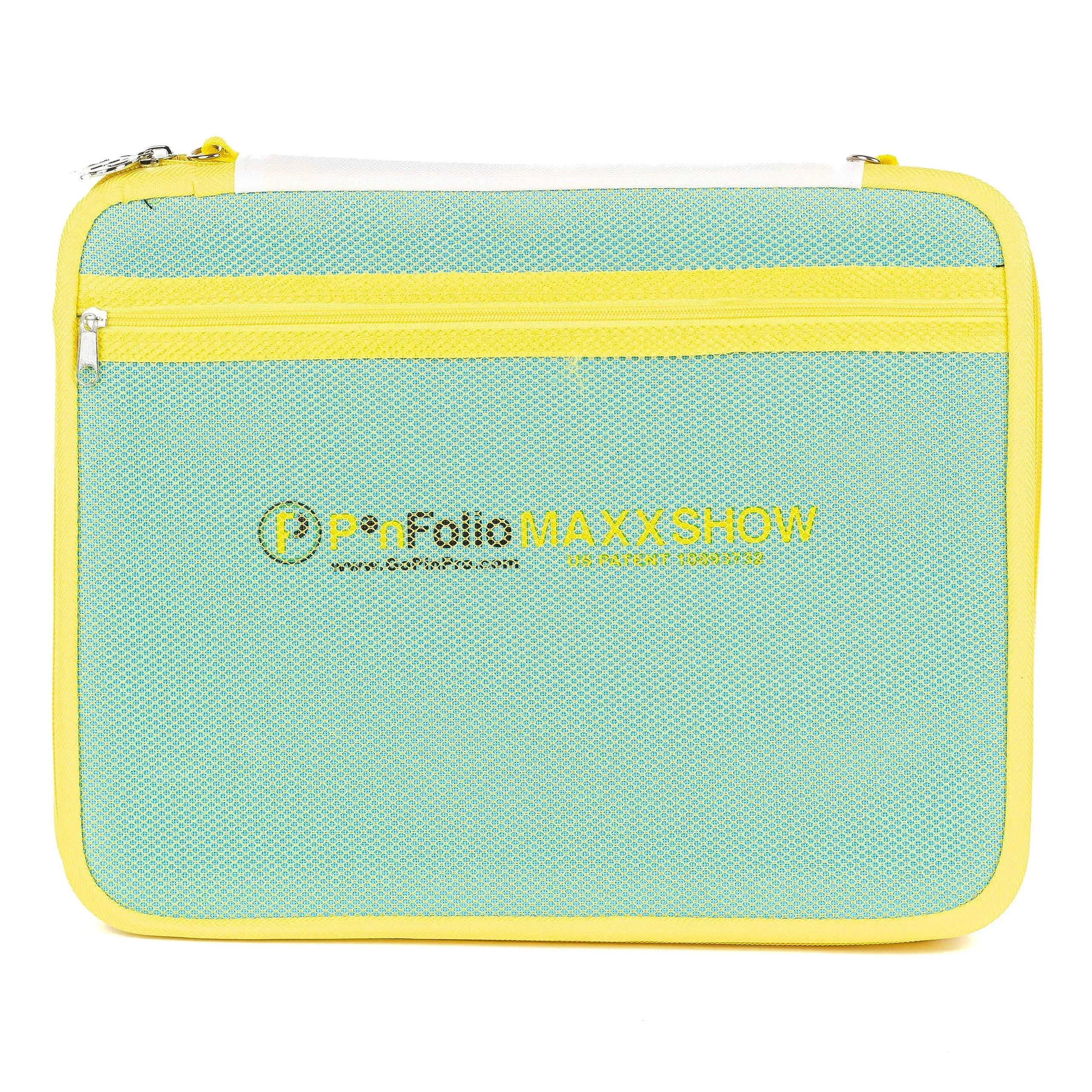 PinFolio Mini Show Pin Display Bag, Lightweight & Compact Mini Sports Pin Book with Carry Strap for Easy Trading Up to 48 1-Inch Enamel Pins (Primary Colors)