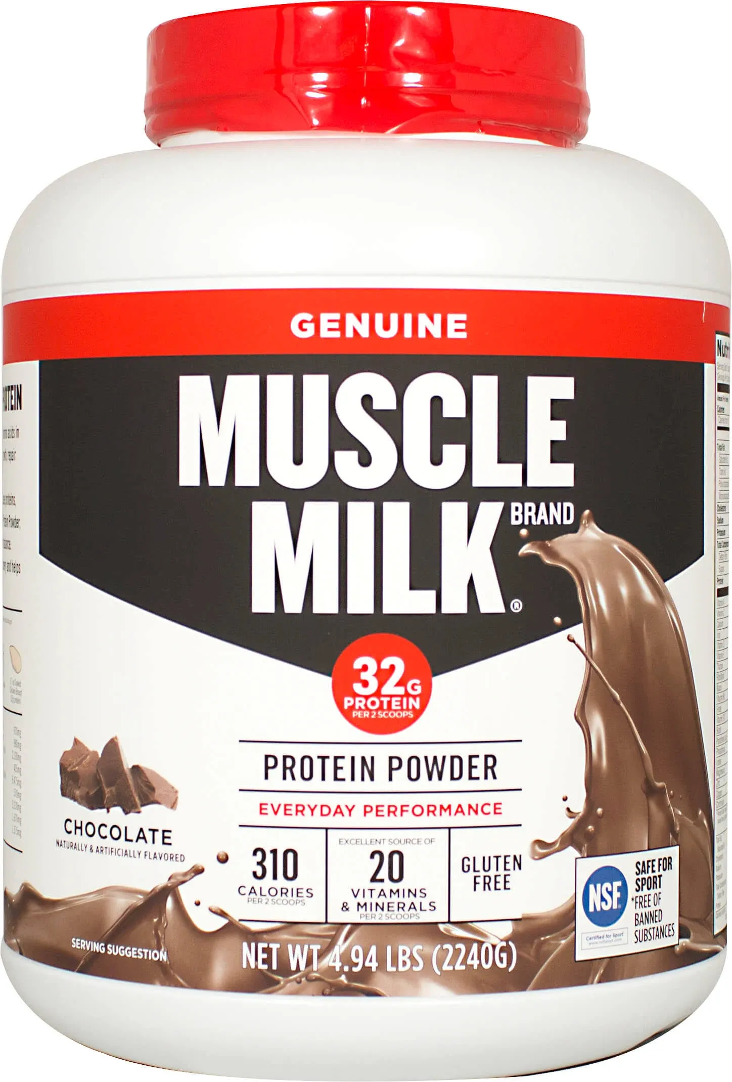 CytoSpor Cytosport Muscle Milk High Protein Shake Mix Chocolate Milk 4.96Lbs