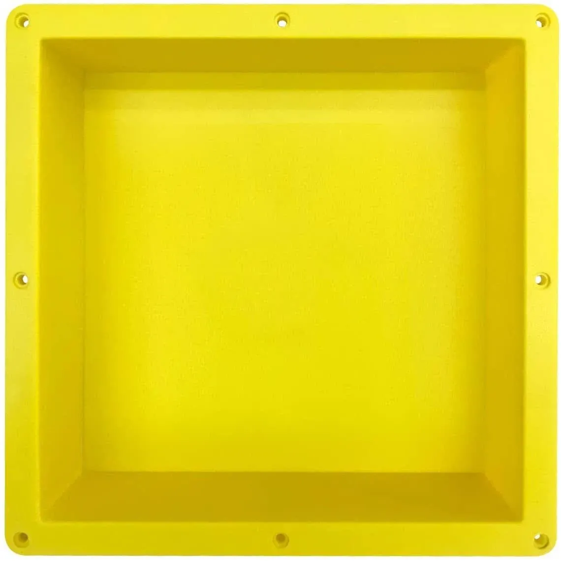 Uni-Green Single Recessed Shower NICHE Yellow, 14"x14"x4"D for Bathroom