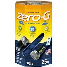 Teknor Apex 4006-25 Zero-G 0.5 In Diameter 25 Ft Long RV Marine Hose, Blue