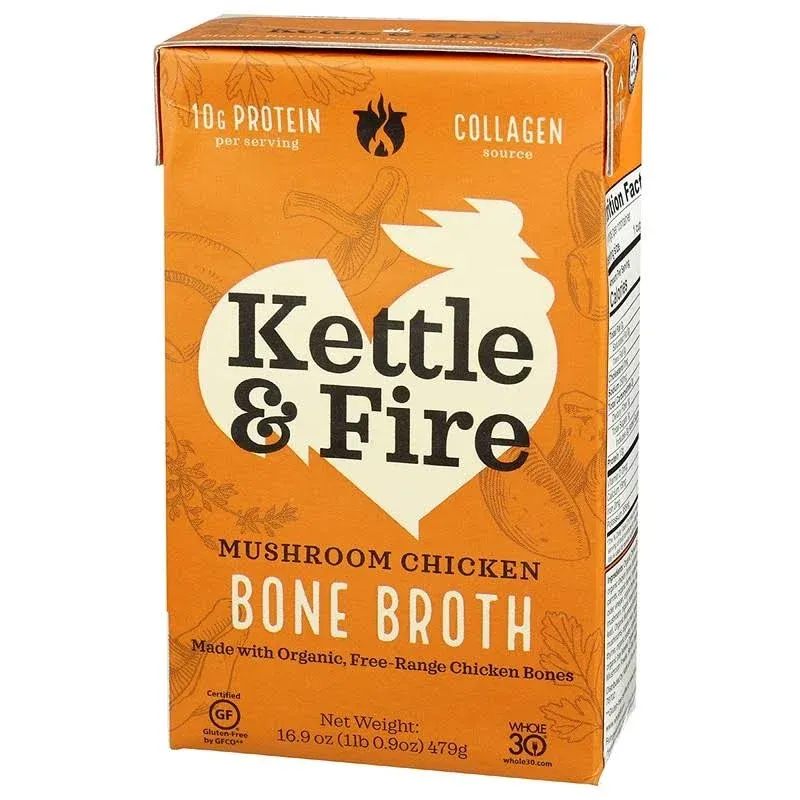 Kettle & Fire - Mushroom Chicken Bone Broth