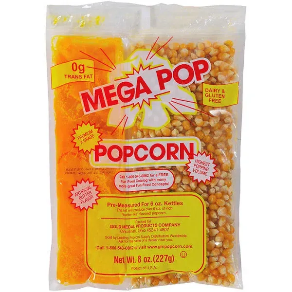 Gold Medal Mega Pop Popcorn Kit