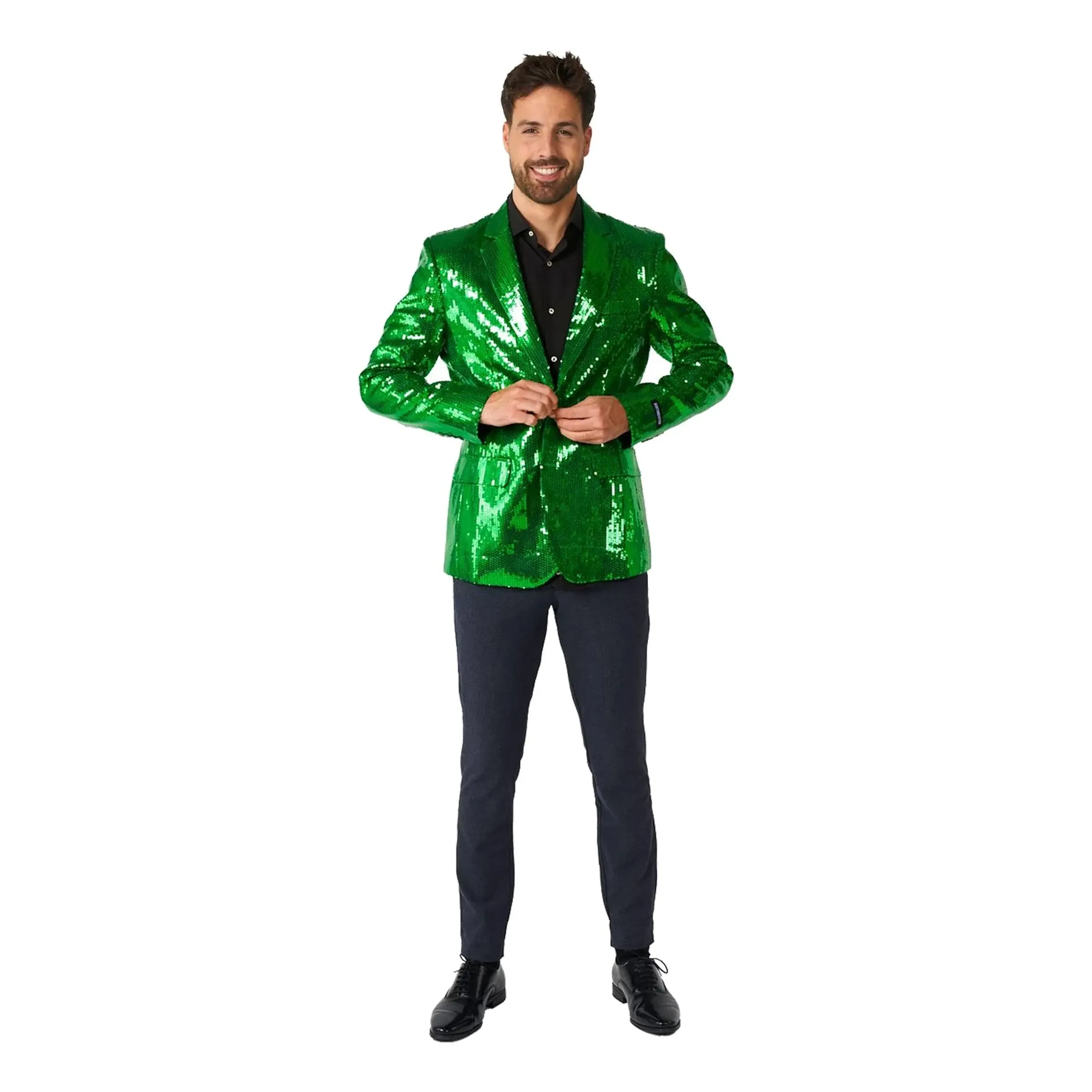 SUITMEISTER Sequins Party Blazer for Men - Slim Fit - Shiny Christmas, NYE, Prom Party Jacket