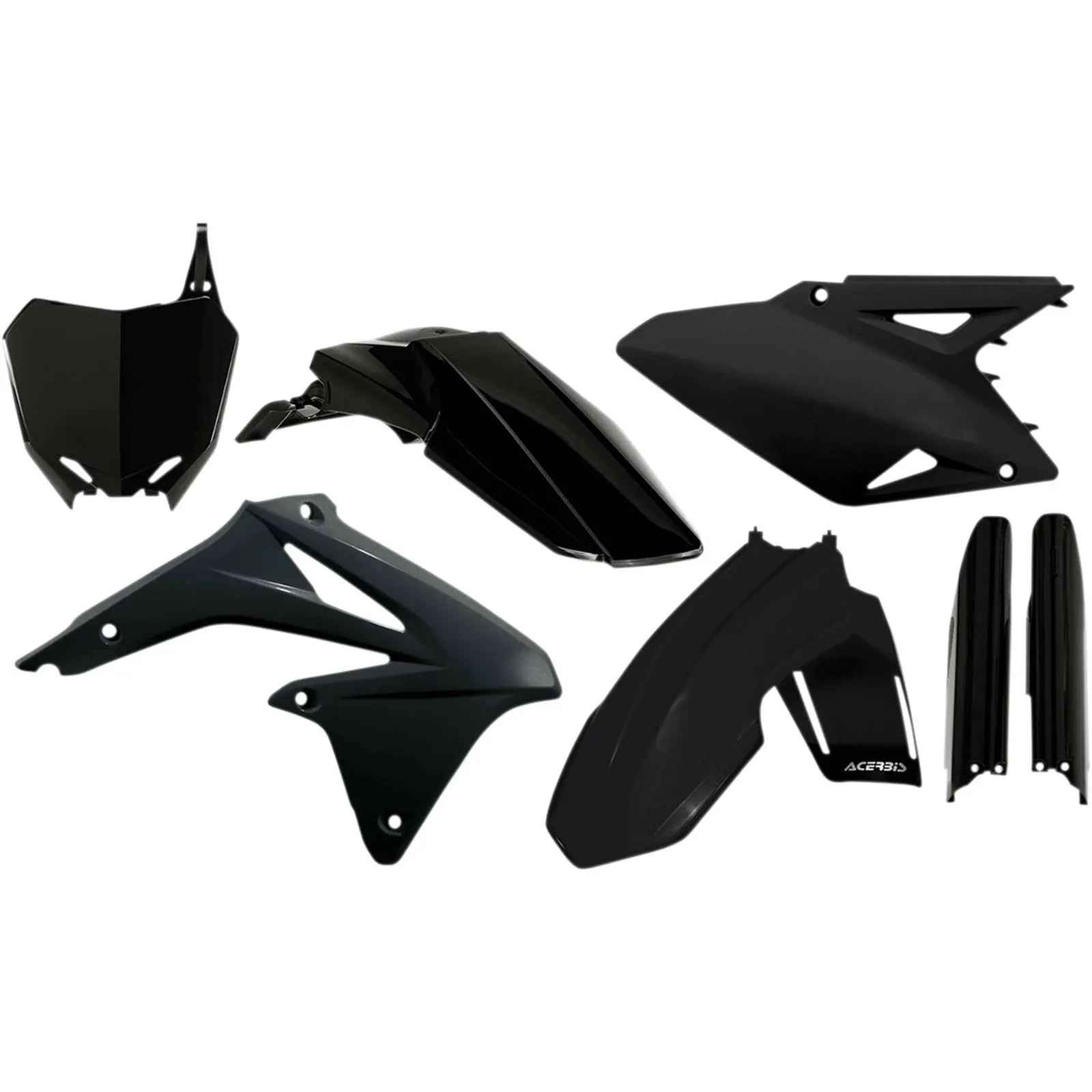 Acerbis 2198040001 Plastic Kit Black