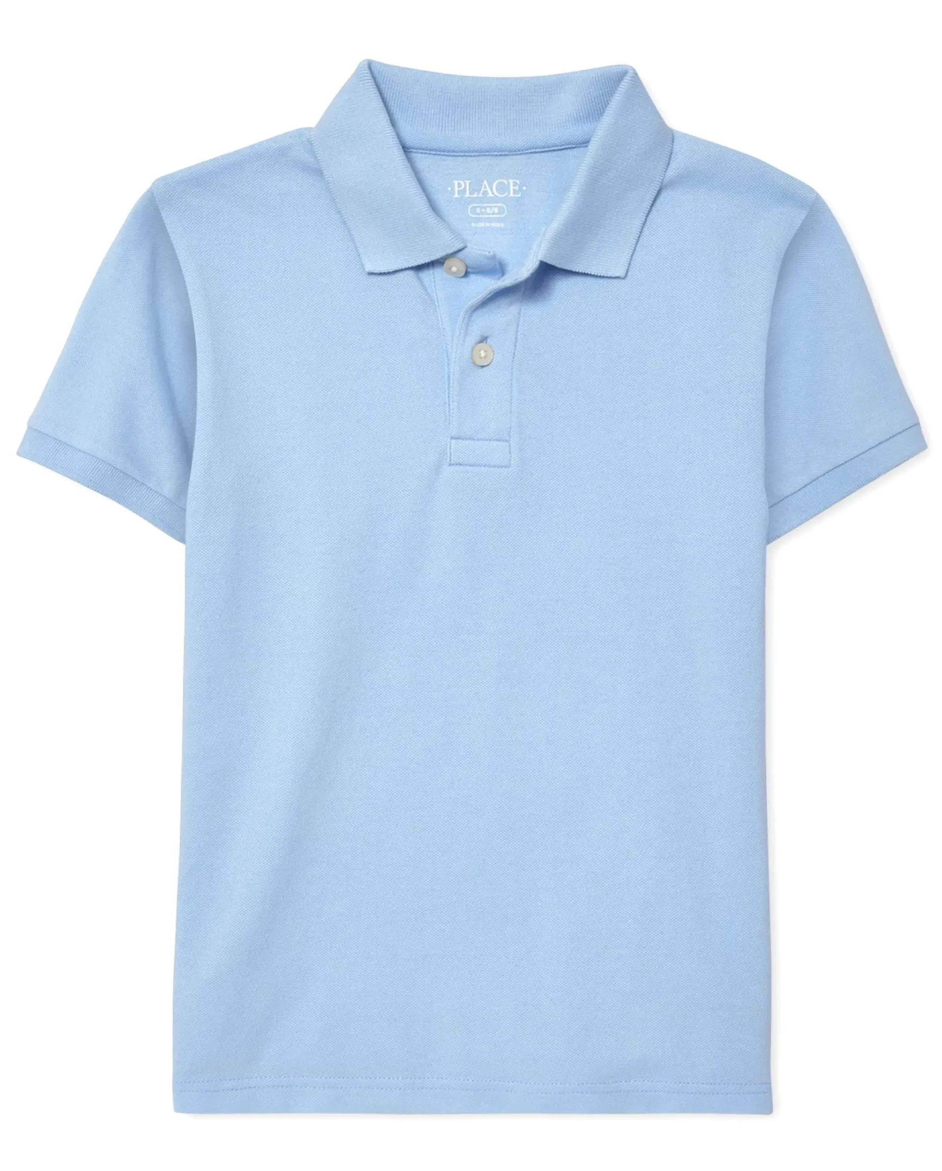 The Children's Place Boys' Uniform Short Sleeve Pique Polo