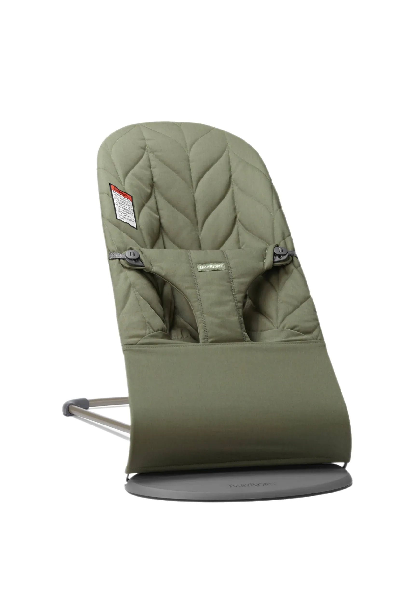 BabyBjorn Bliss Baby Bouncer Dark Green / Petal Quilt