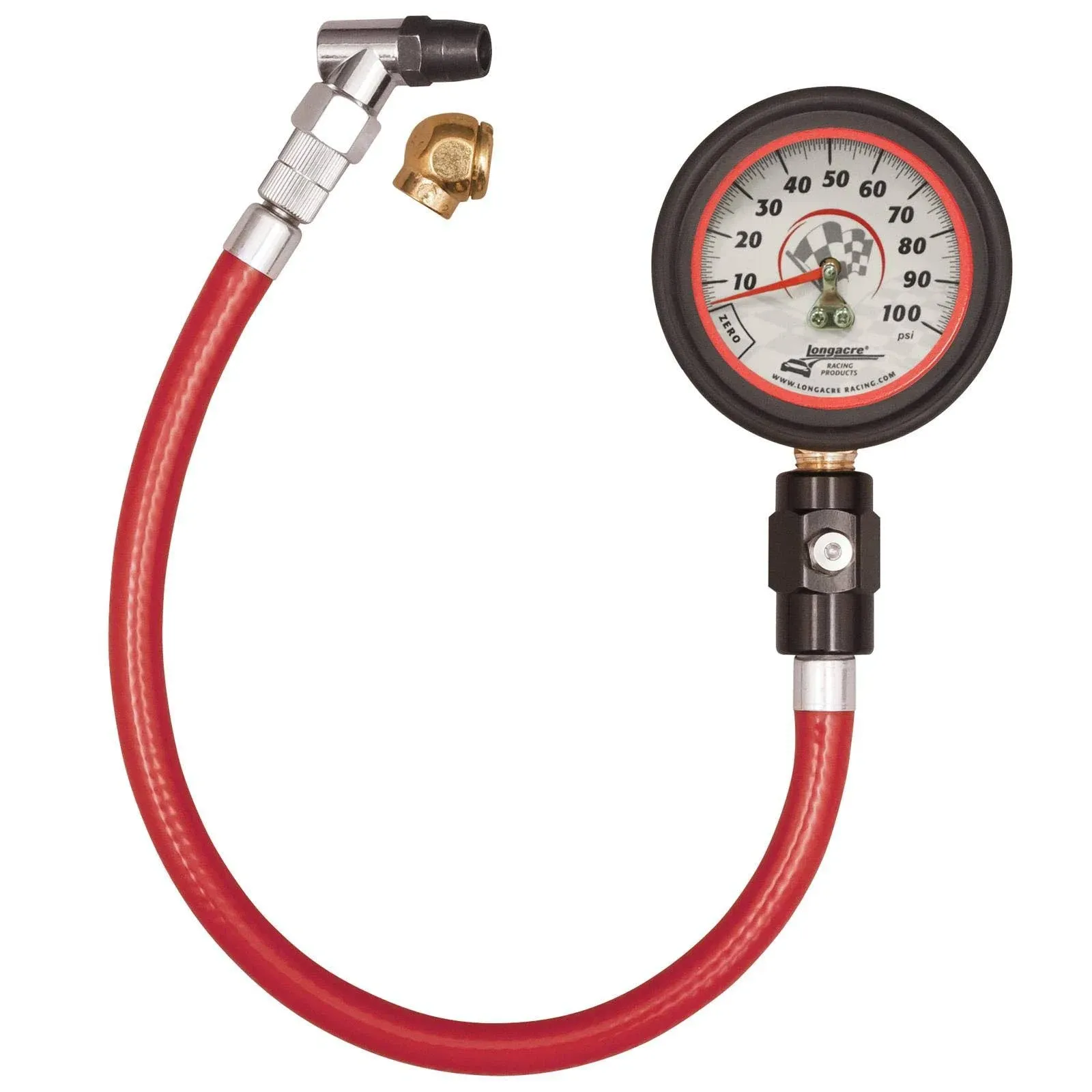 Longacre 52-52053 Tire Pressure Gauge, 2-1/2 Inch, 0-100 PSI