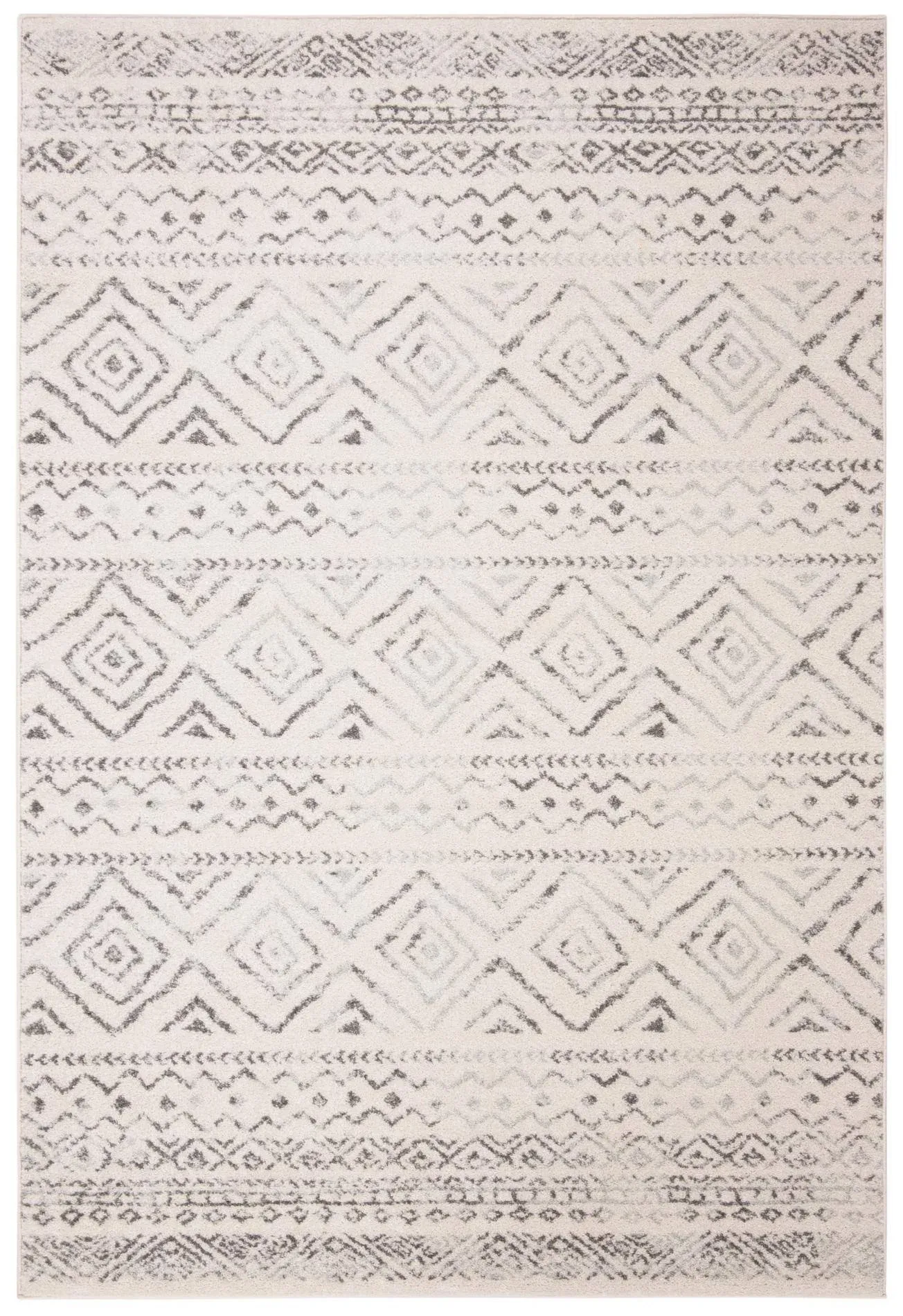 Safavieh Tulum Collection TUL267A Ivory / Grey Rug - 12' x 15'