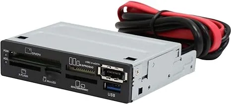 Nippon Labs ICR-BB-USB3 All-in-one USB & eSATA Multiple Internal Memory Card Reader 3.5" All in one