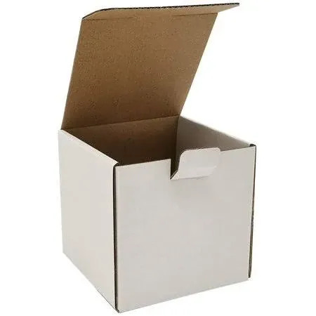 CH-BOX 50 Pack 4X4X4&#039;&#039; Small Shipping Boxes, Corrugated Cardboard Mailers for Bu