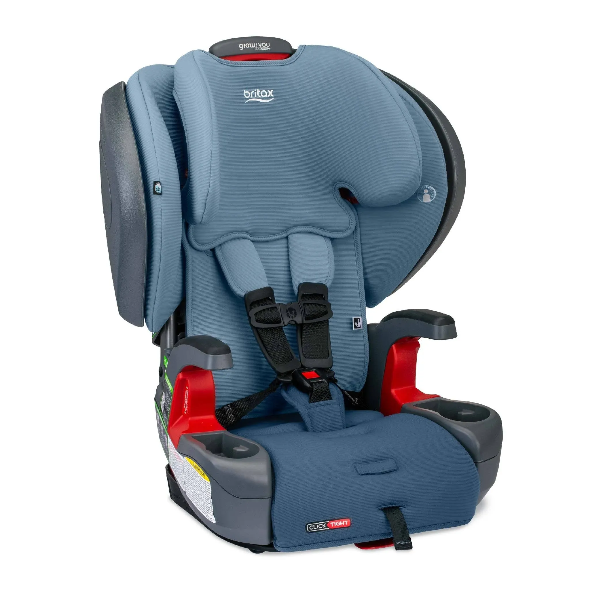 Britax Grow with You ClickTight Plus Harness Booster Car Seat - Blue Ombre