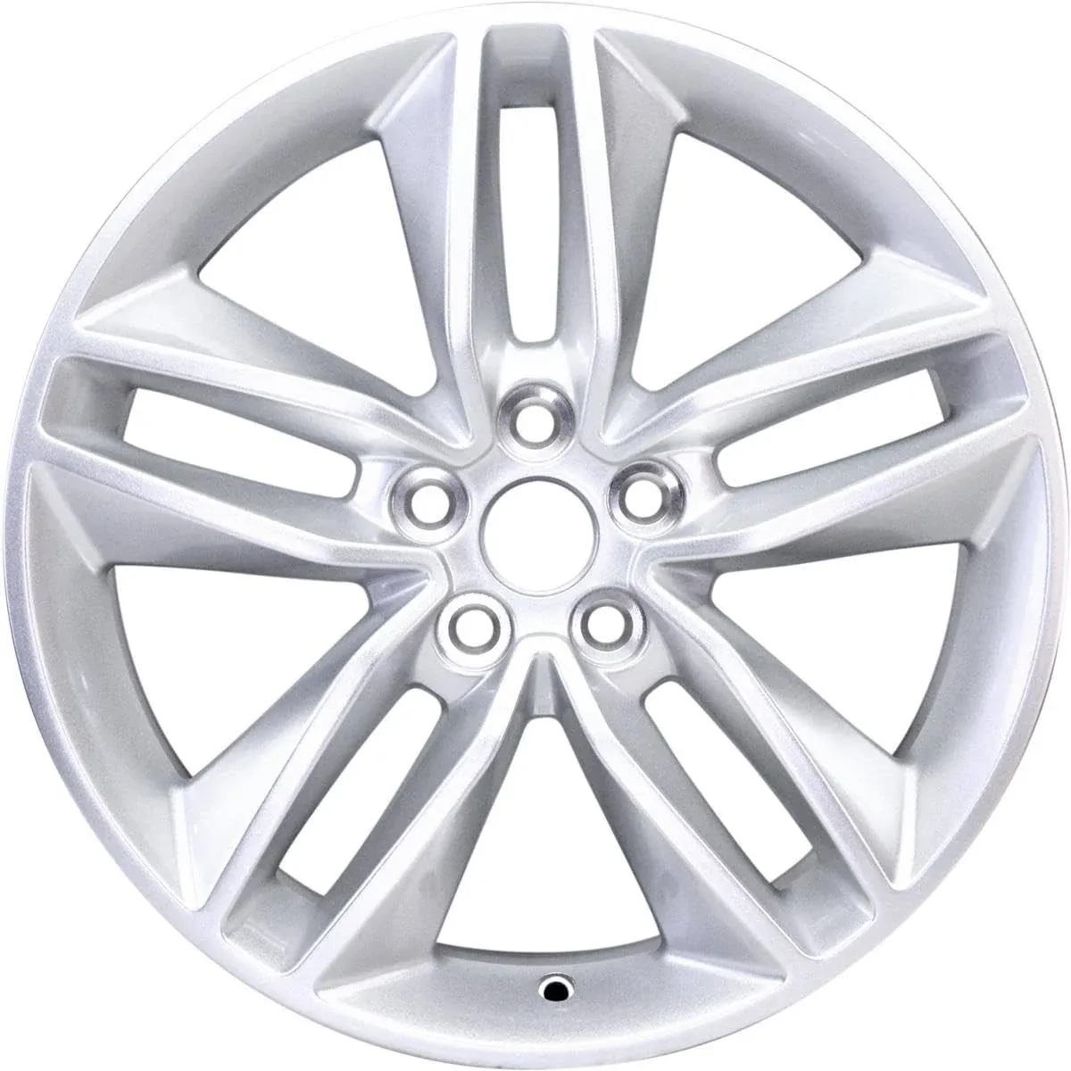 Replikaz® ALY10043U20N - Double 5-Spoke Silver 18x8 Alloy Factory Wheel - Replica