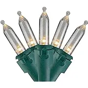 Northlight 35ct Warm White LED Mini Christmas Lights,11.25ft Green Wire