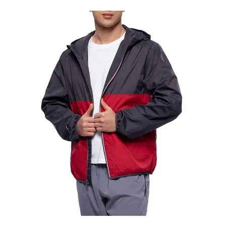 Rokka&Rolla Men s Packable Mesh Rain Jacket Lightweight Windbreaker