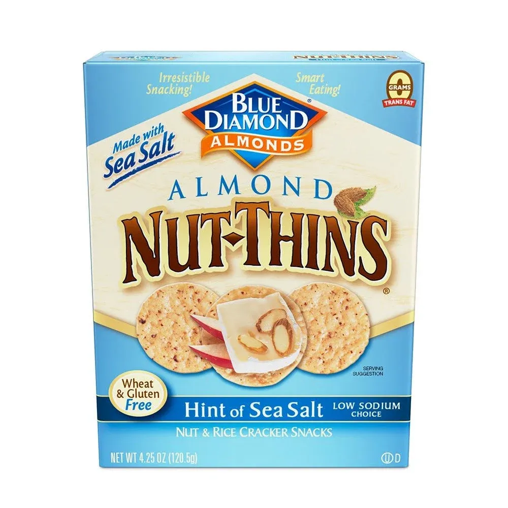 Blue Diamond - Almond Nut-Thins - Hint of Sea Salt - 4.25 oz