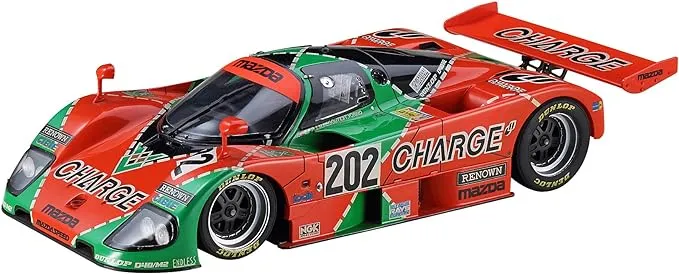 ハセガワ Hasegawa HA20312 1/24 Charge Mazda 767B Plastic Model Kit, Multi