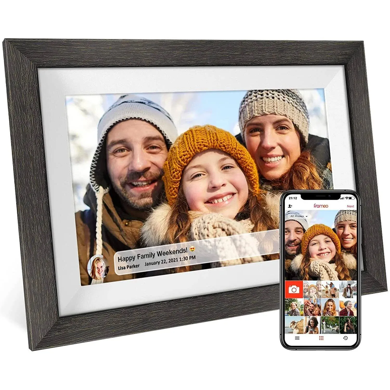 Frameo 10.1 inch Smart Digital Picture Frame