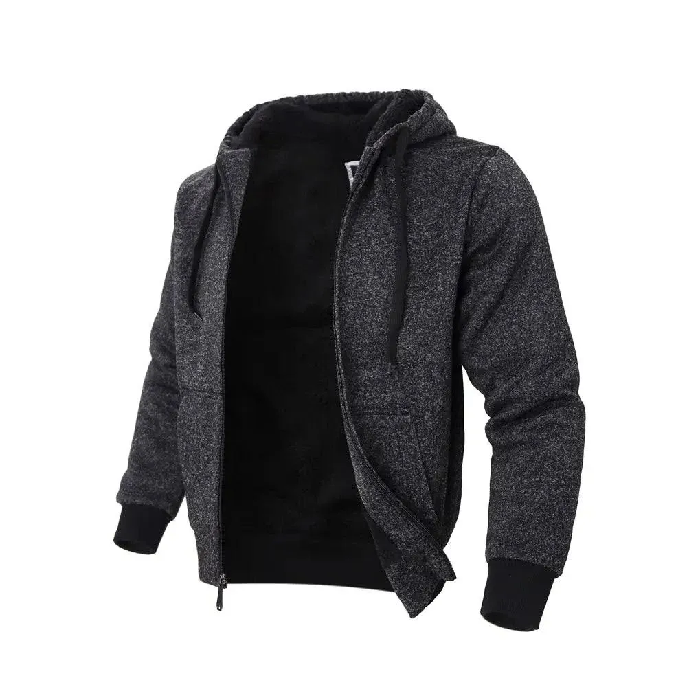 "Men's Sherpa Hooded Sweatshirt"