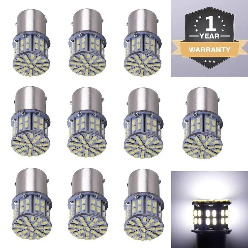 Cargo LED 10 Pcs Extremely Super Bright 1156 1141 1003 1073 BA15S 7506