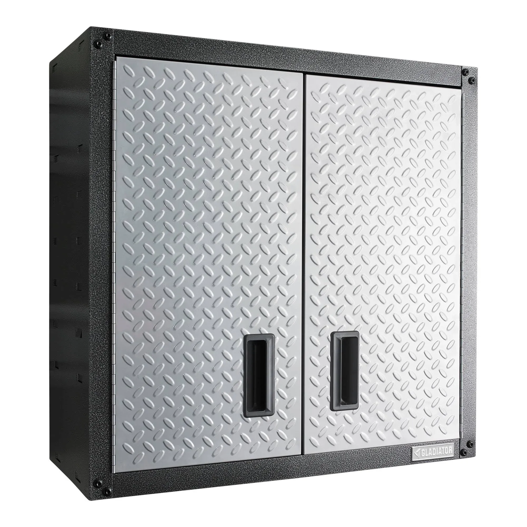 Gladiator 28 Gearbox Full-Door Garage Wall Cabinet with Shelf, Silver Tread