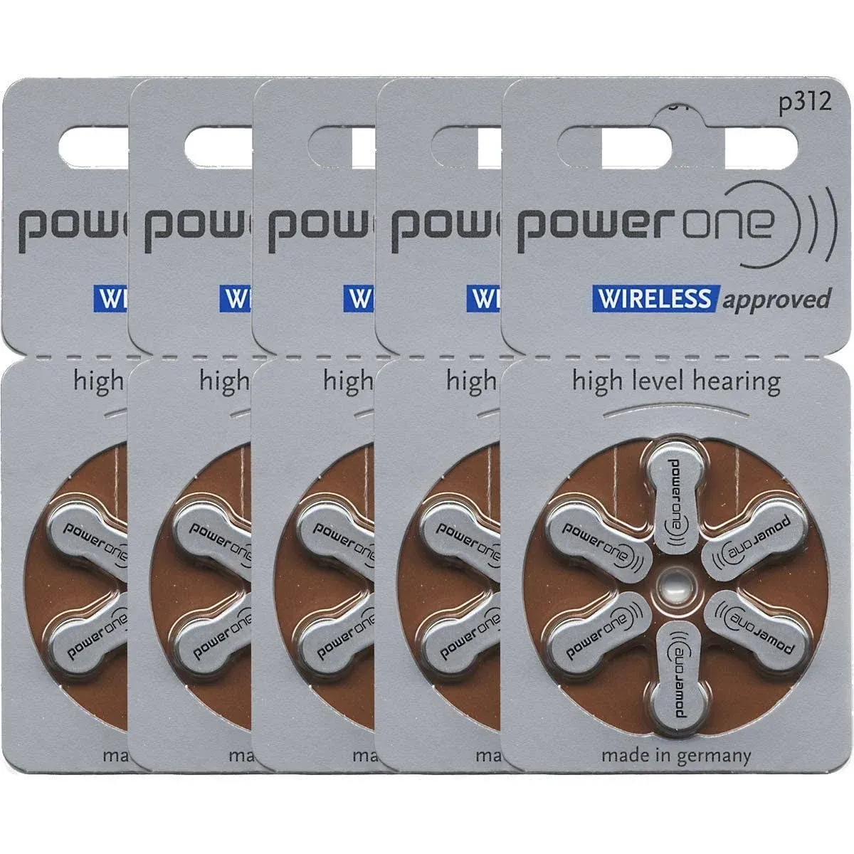 Power-One Hearing Aid Batteries Size