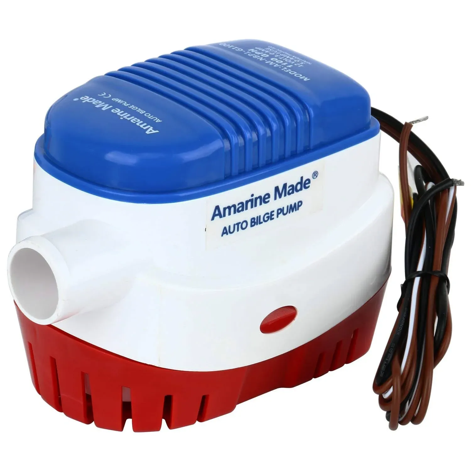 Amarine-made 12V 1100GPH Automatic Submersible Boat Bilge Water Pump