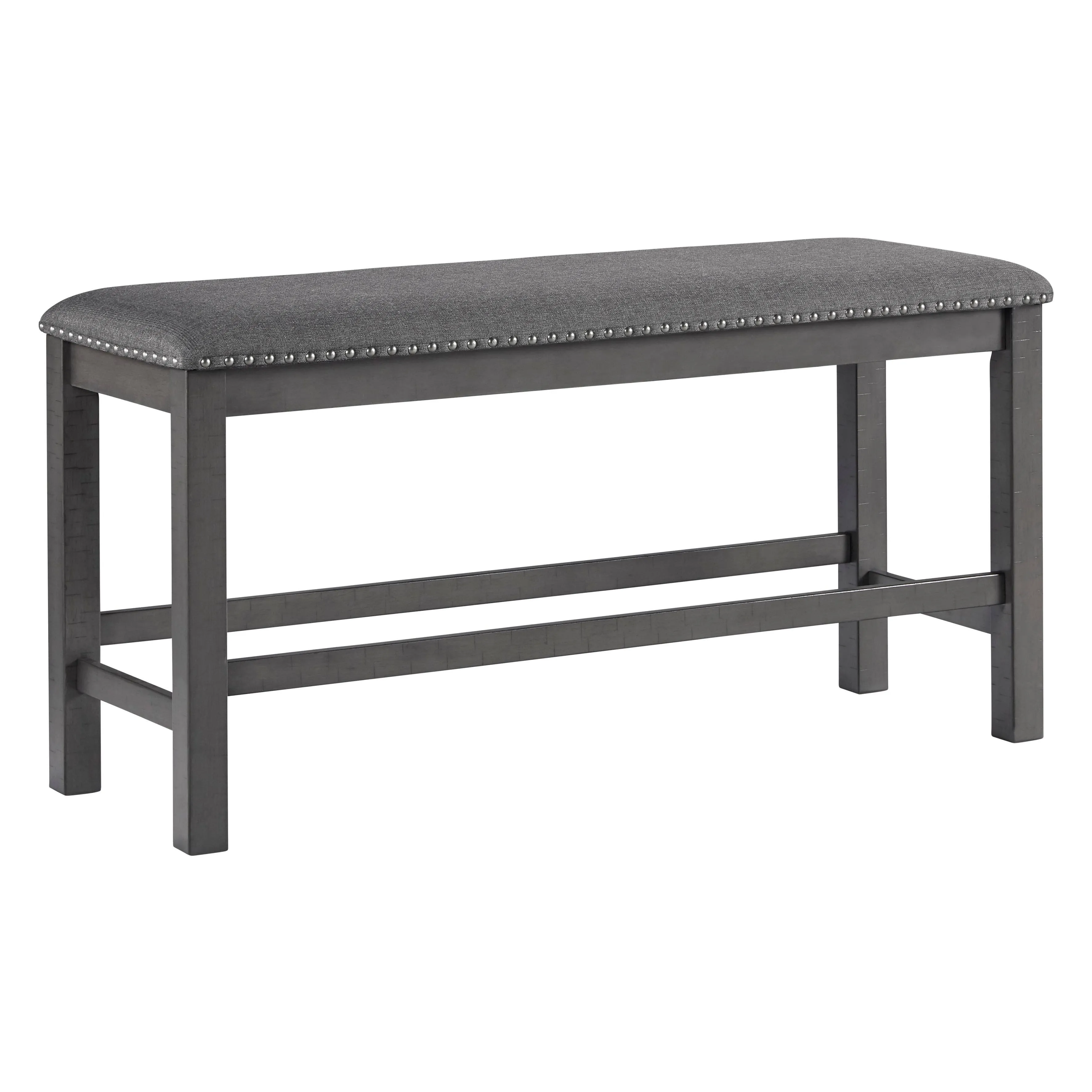 Myshanna Counter 49&quot; Height Upholstered Dining Bench